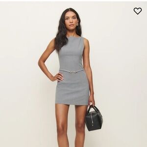 Reformation Taya Dress Grey - Size 6